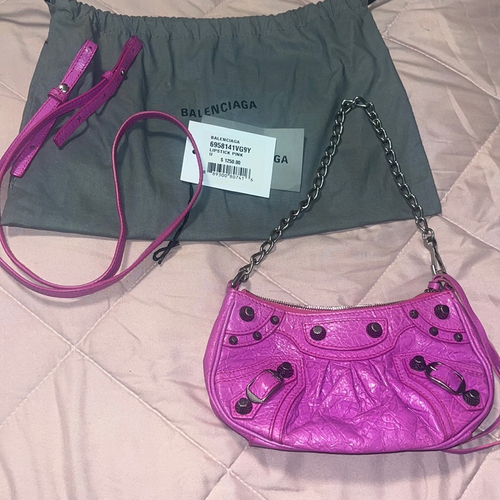Balenciaga Mini Le Cagole Chain Bag